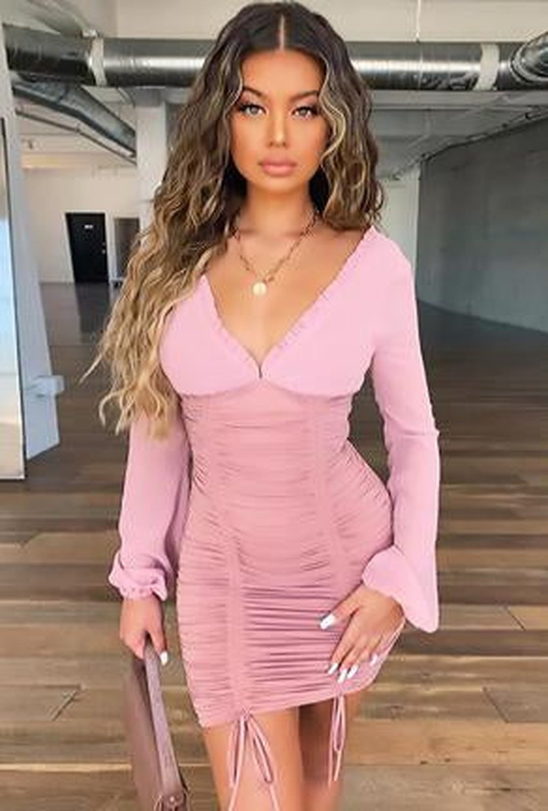 ruched dress top VANNA