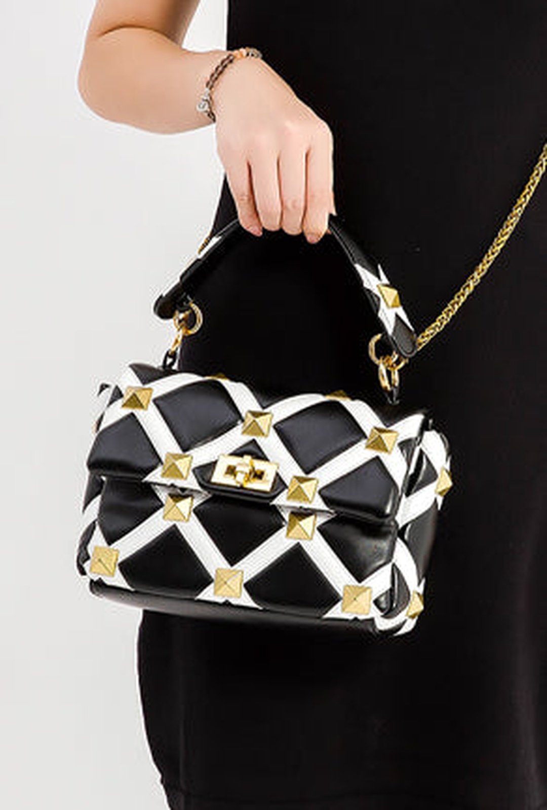 VITONICA - STUDROCK HARLEQUIN BAG