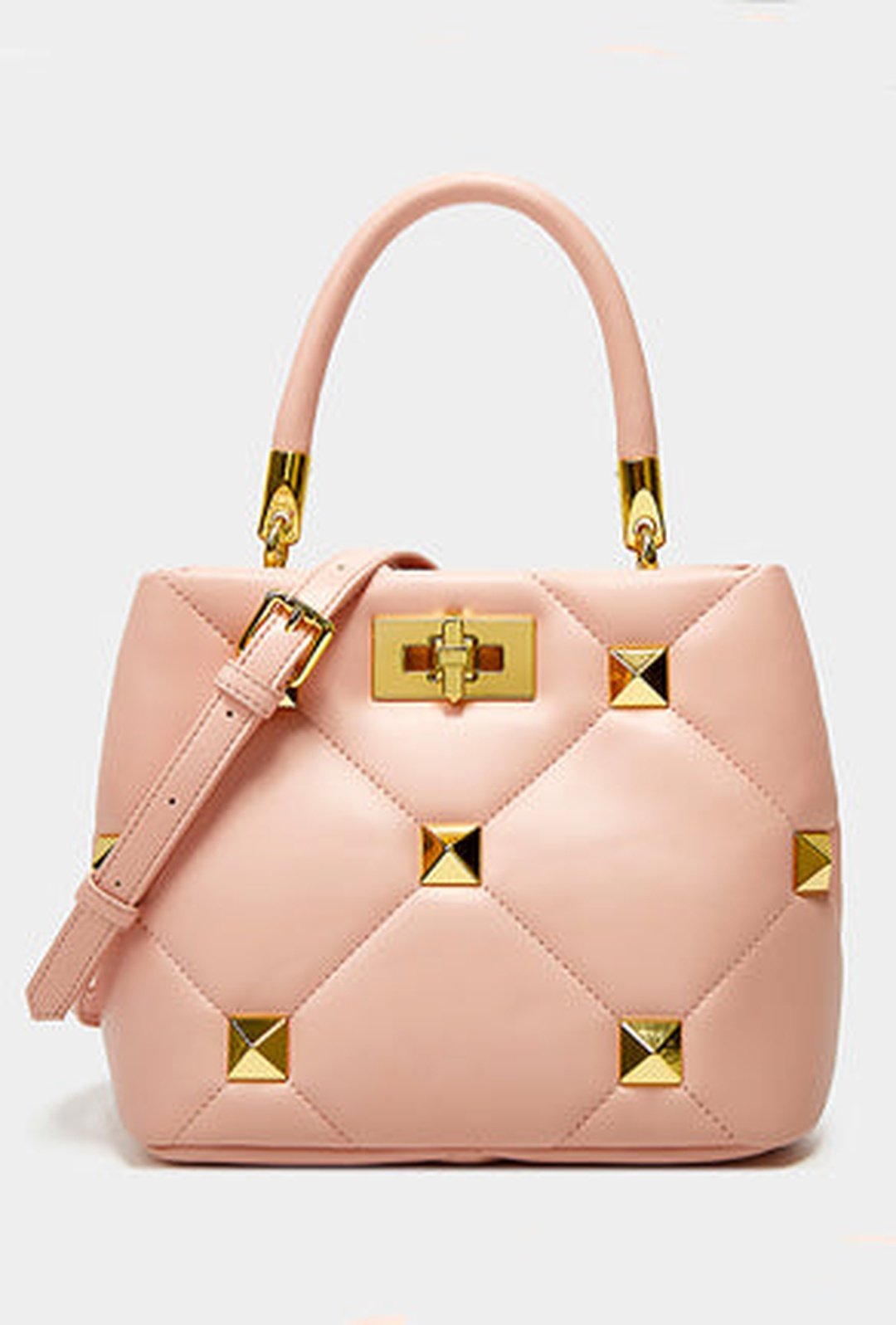 VICTORE - STUDROCK SATCHEL TOTE BAG