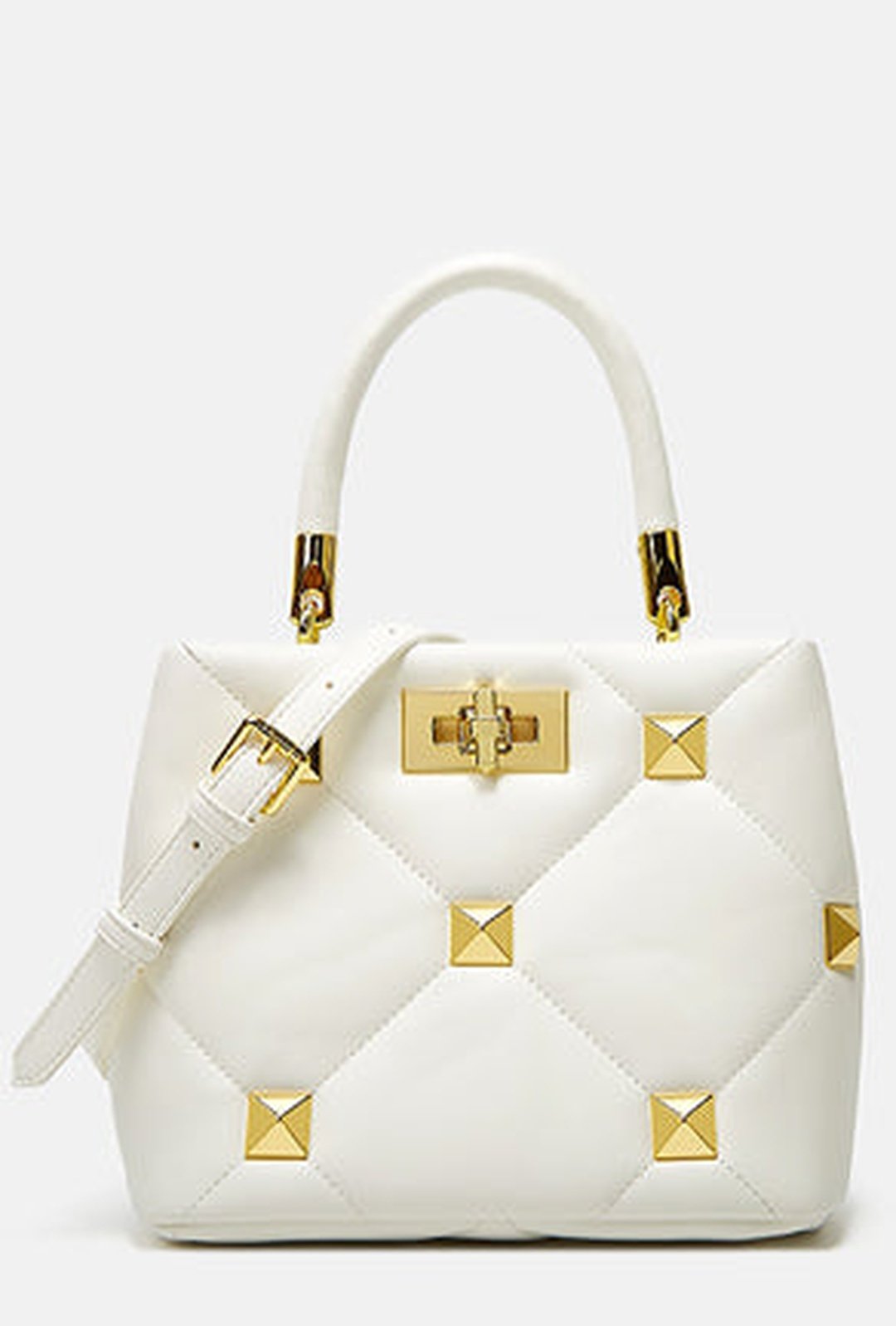 VICTORE - STUDROCK SATCHEL TOTE BAG