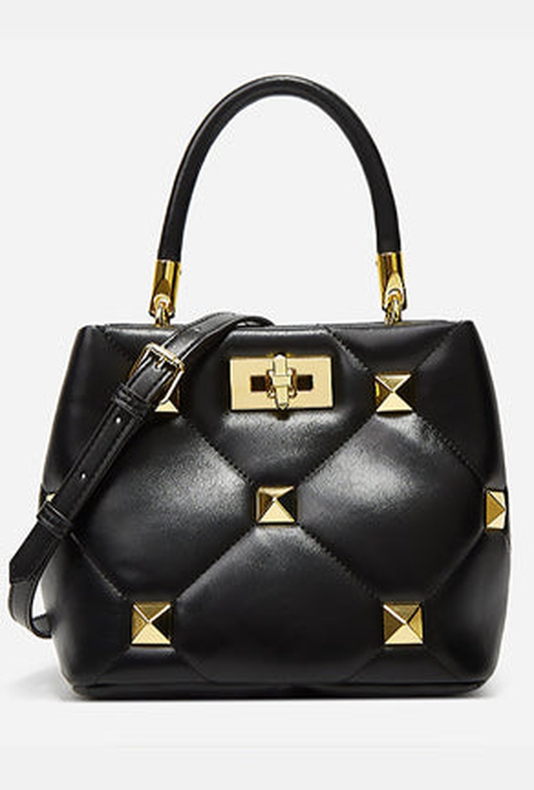 VICTORE - STUDROCK SATCHEL TOTE BAG