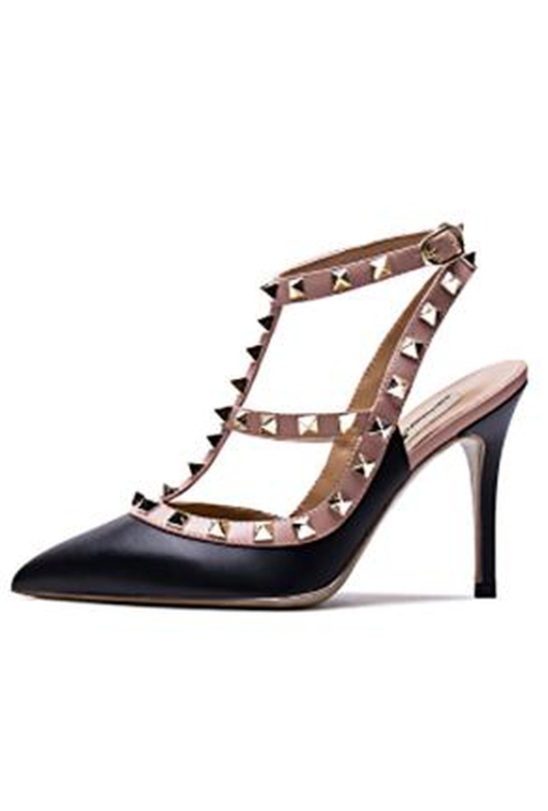 VIERA - STUDROCK PASTELLO DÉCOLLETÉ CON TACCO