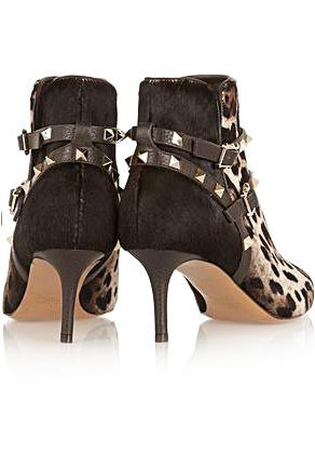 VINDELLE - STUDROCK LEOPARD BOOTS