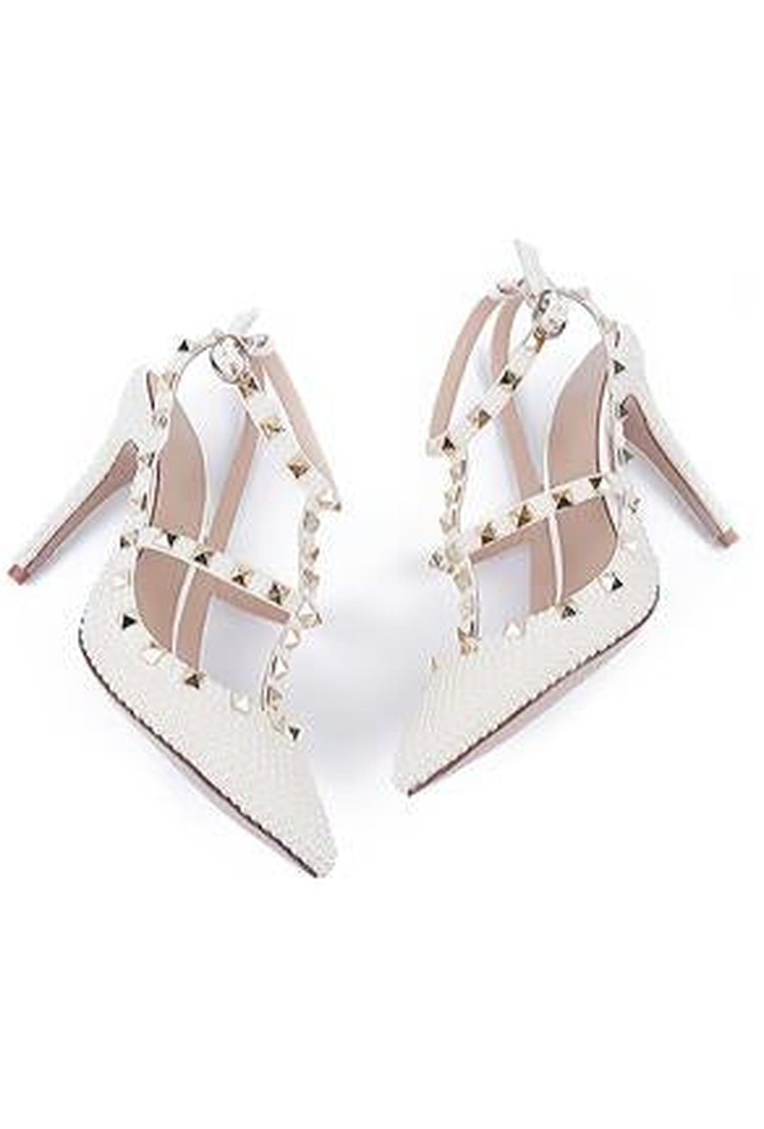VIOLA - PEARL STUD HEELS