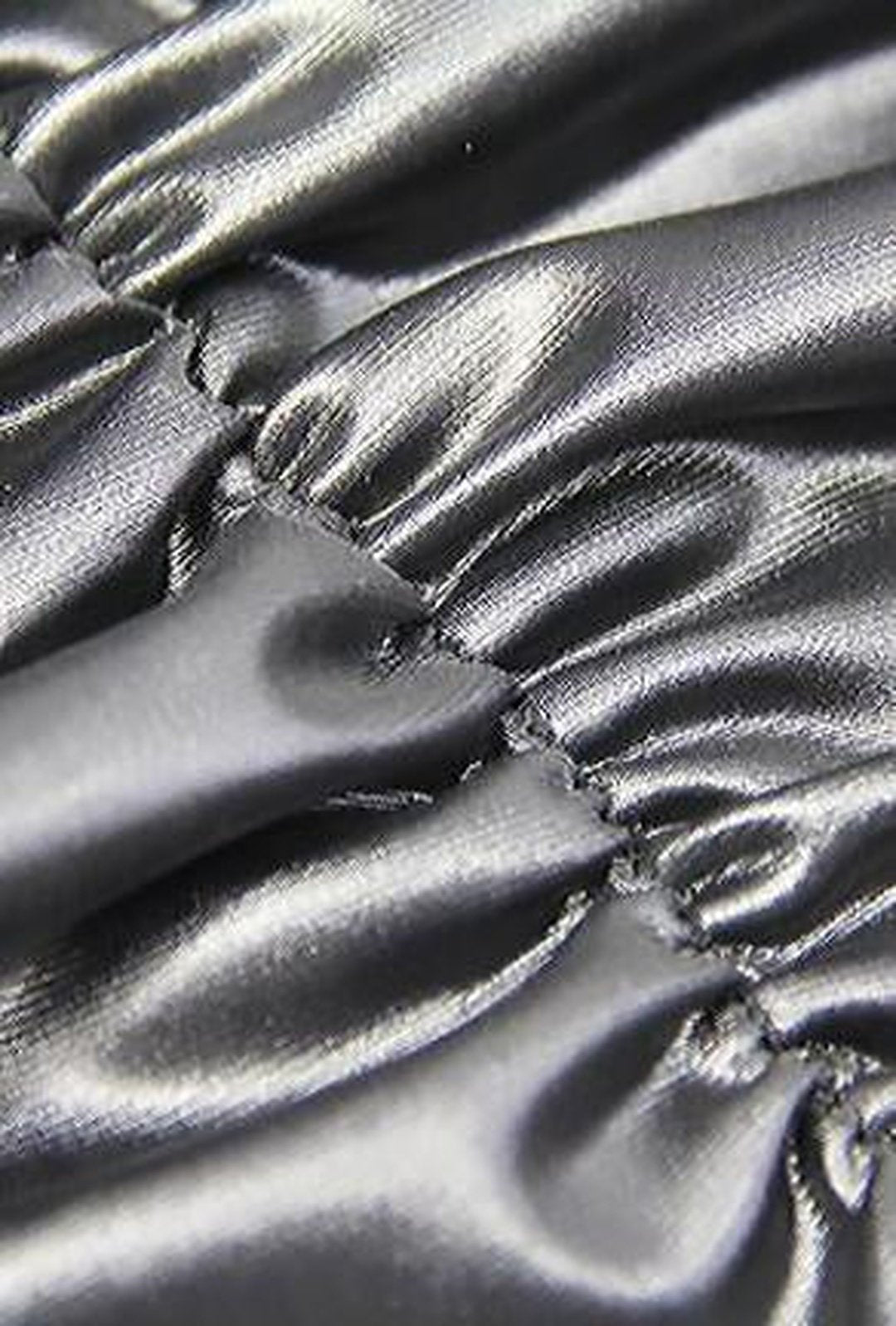 YANNE - LEATHERETTE DRESS