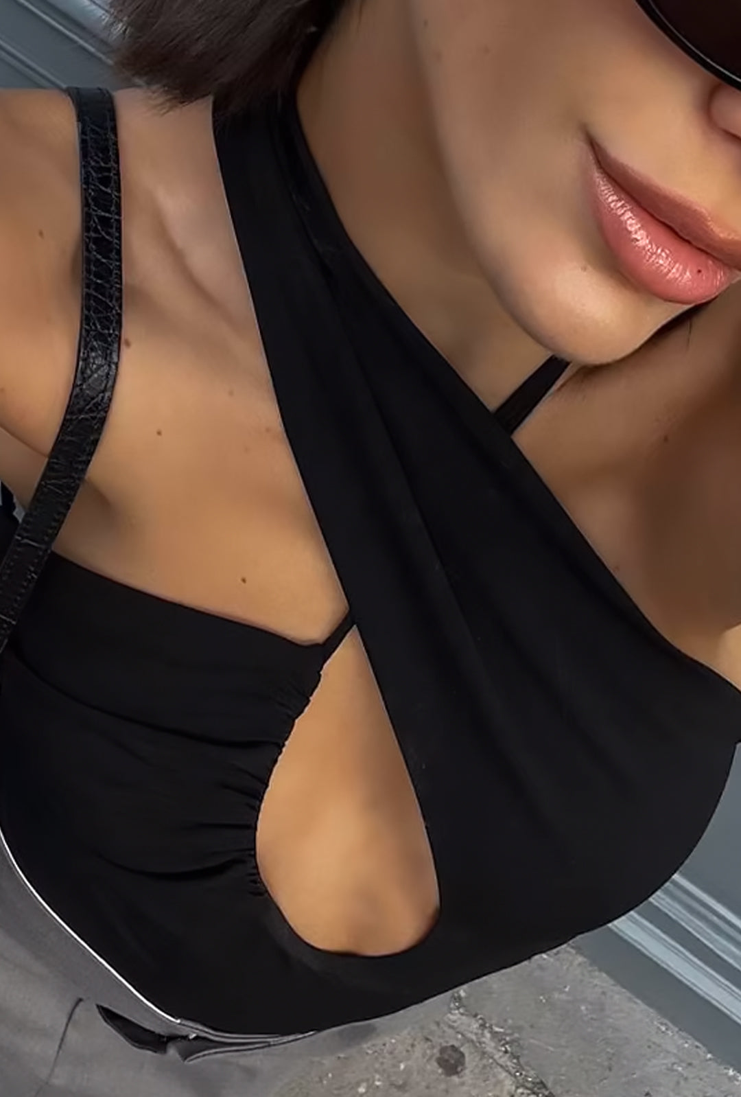 ADELEI - ASYM BODYSUIT TOP
