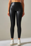 AERON - LEATHER LOOK LEGGINGS