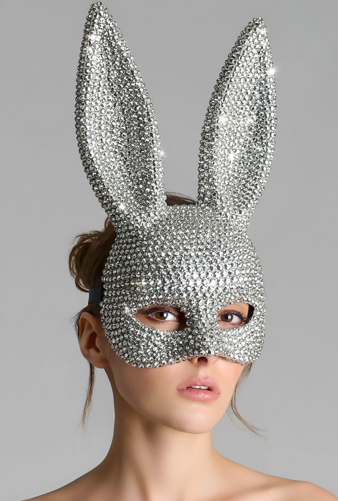 BUNNY - RHINESTONE BUNNY MASK