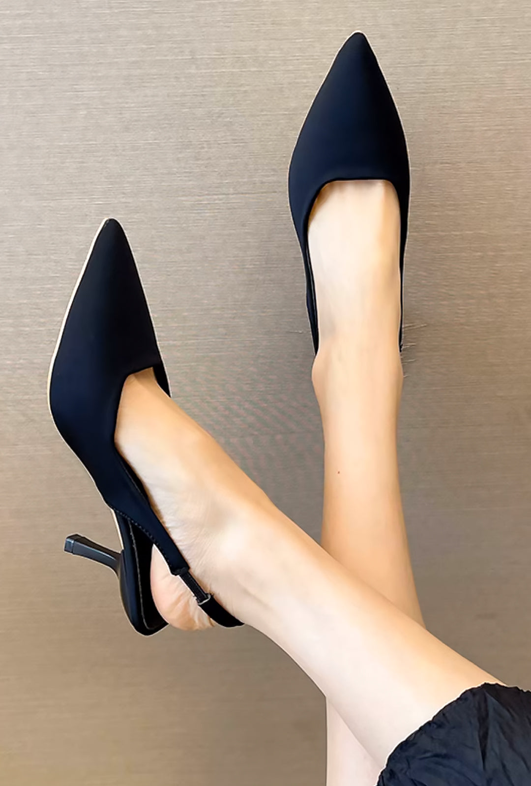 DINA - KITTEN SLINGBACK HEELS