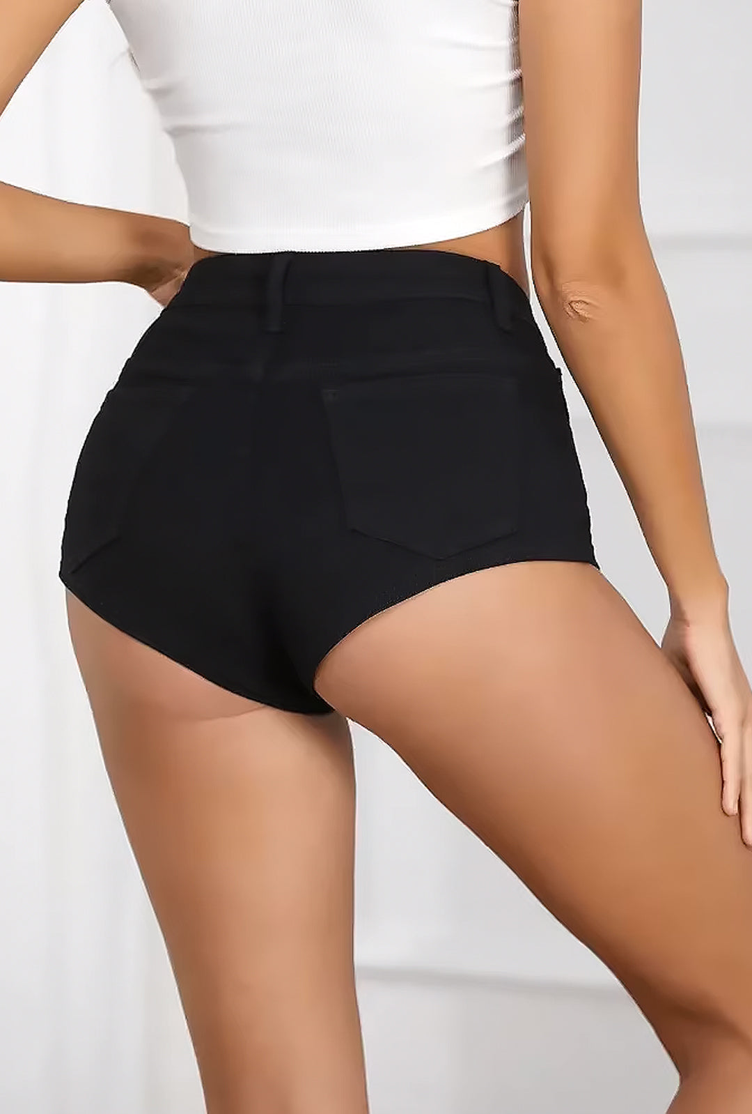 EMMA - JEANS STYLE BRIEF SHORTS