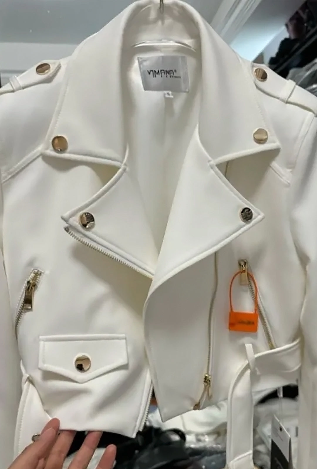 GAULTIER - CROP BIKER JACKET