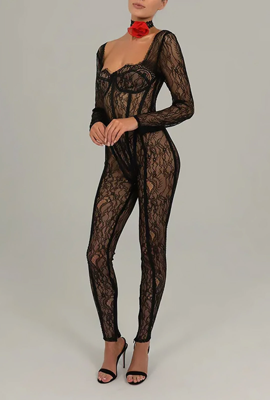 KIMMY - LACE CORSET BODYSUIT