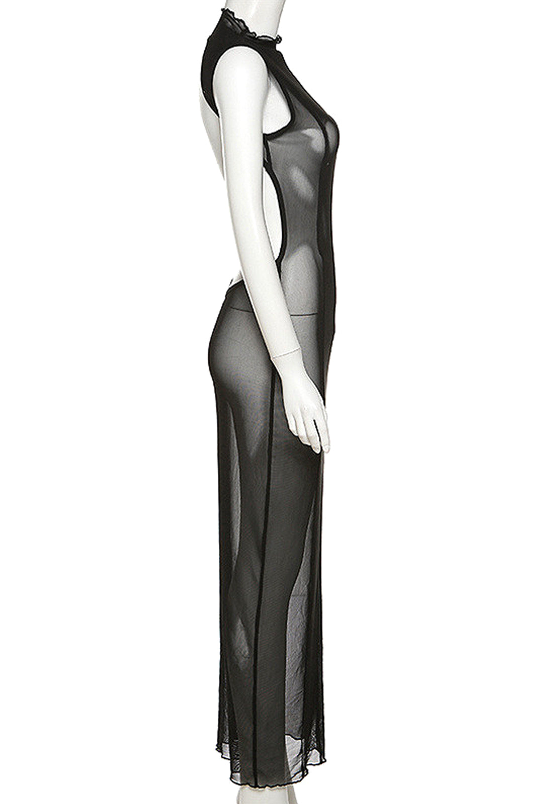 KIRI - SHEER SLEEVELESS MAXI DRESS