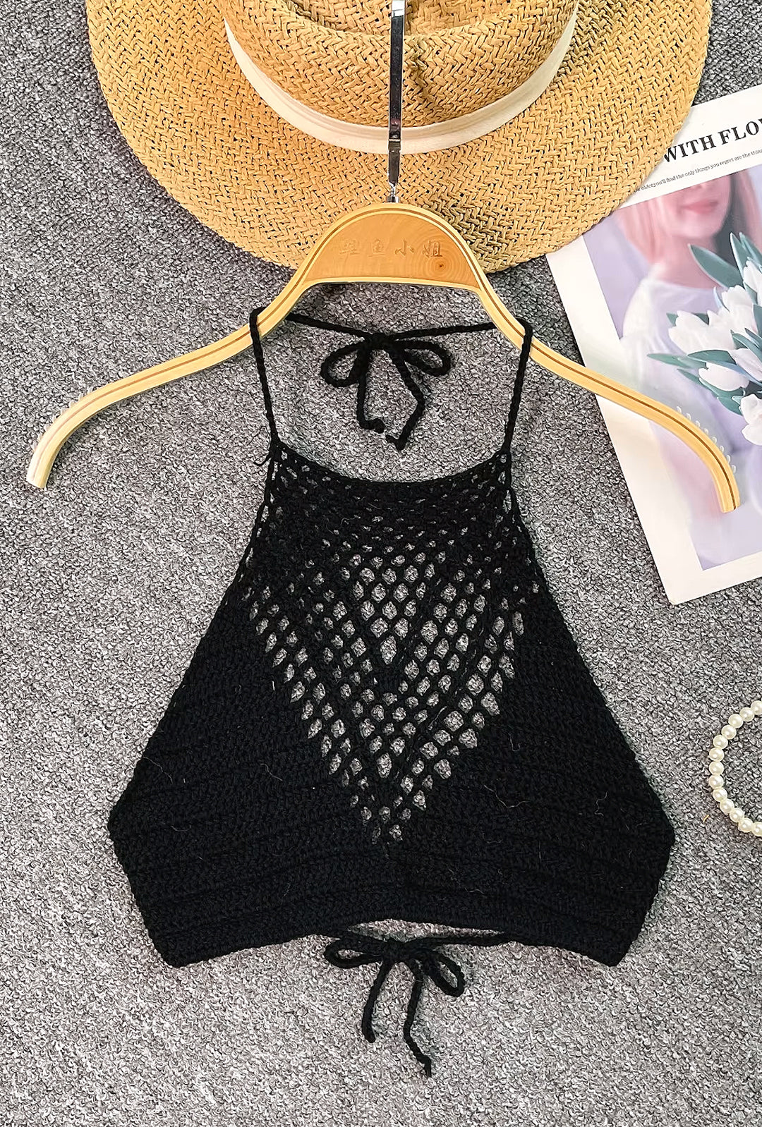 KYLI - CROCHET BRA TOP