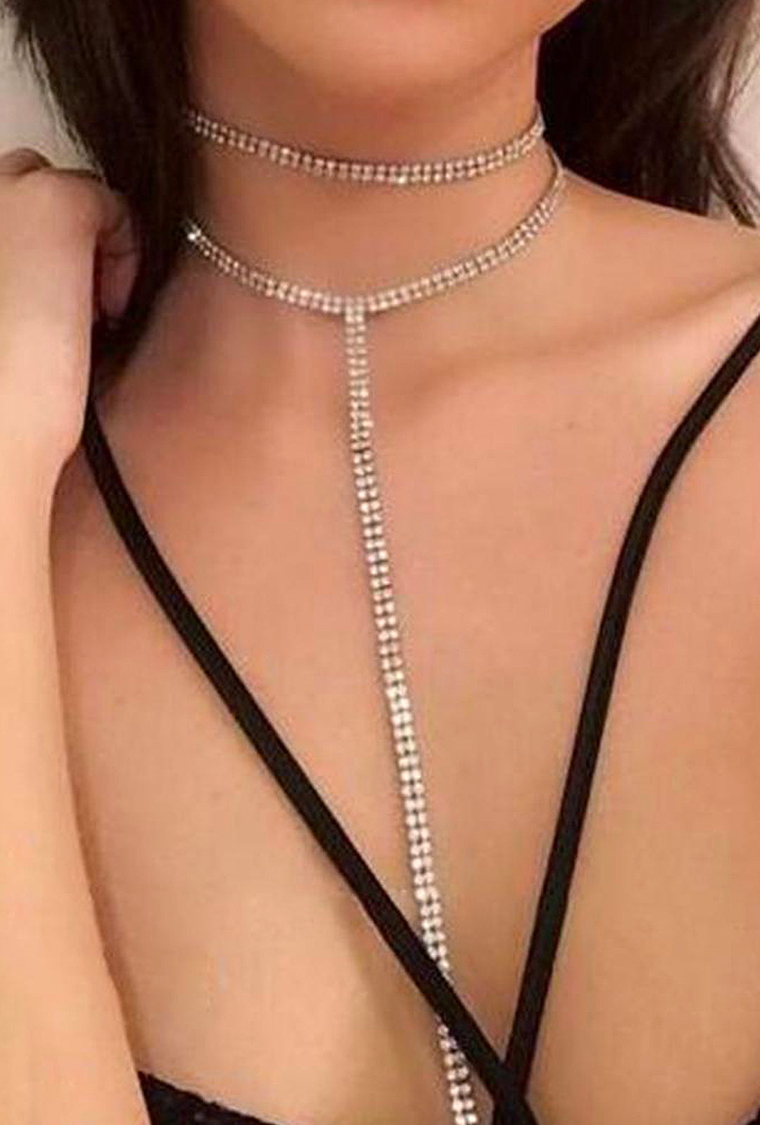 SIRI - DROP DIAMANTE NECKLACE