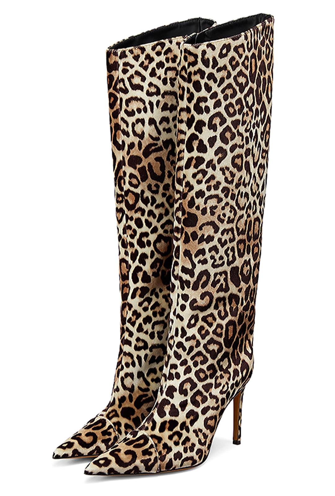 TATJANA - LEOPARD KNEE HIGH BOOTS