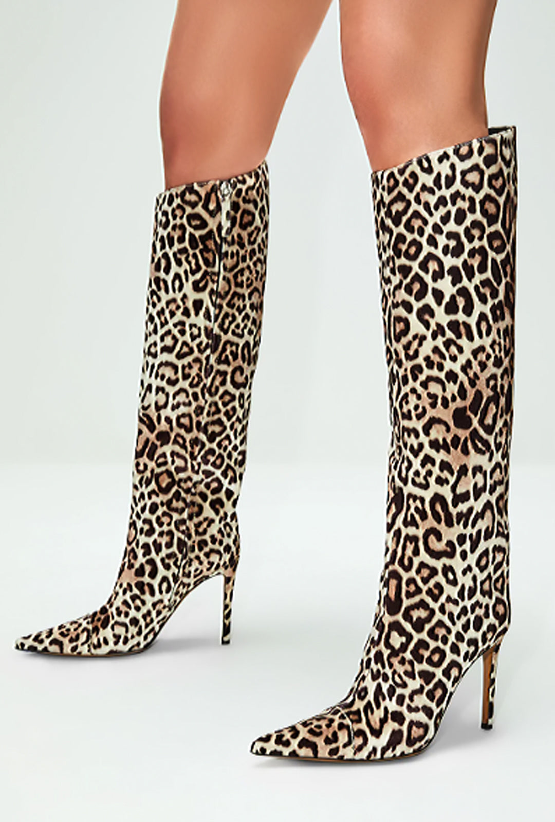 TATJANA - LEOPARD KNEE HIGH BOOTS