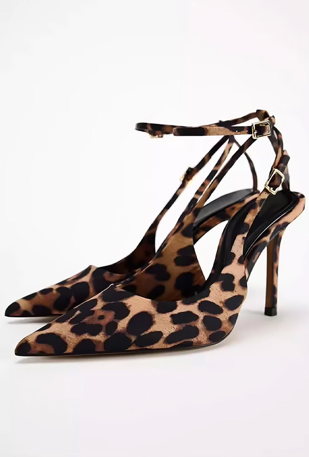 TIARIE - LEOPARD PRINT SANDALS HEELS