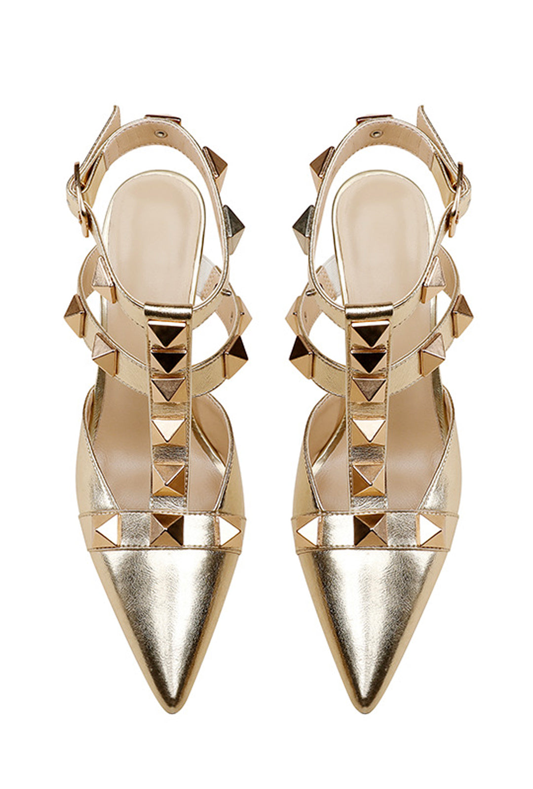 VERENA - METALLIC STUDROCK HEELS