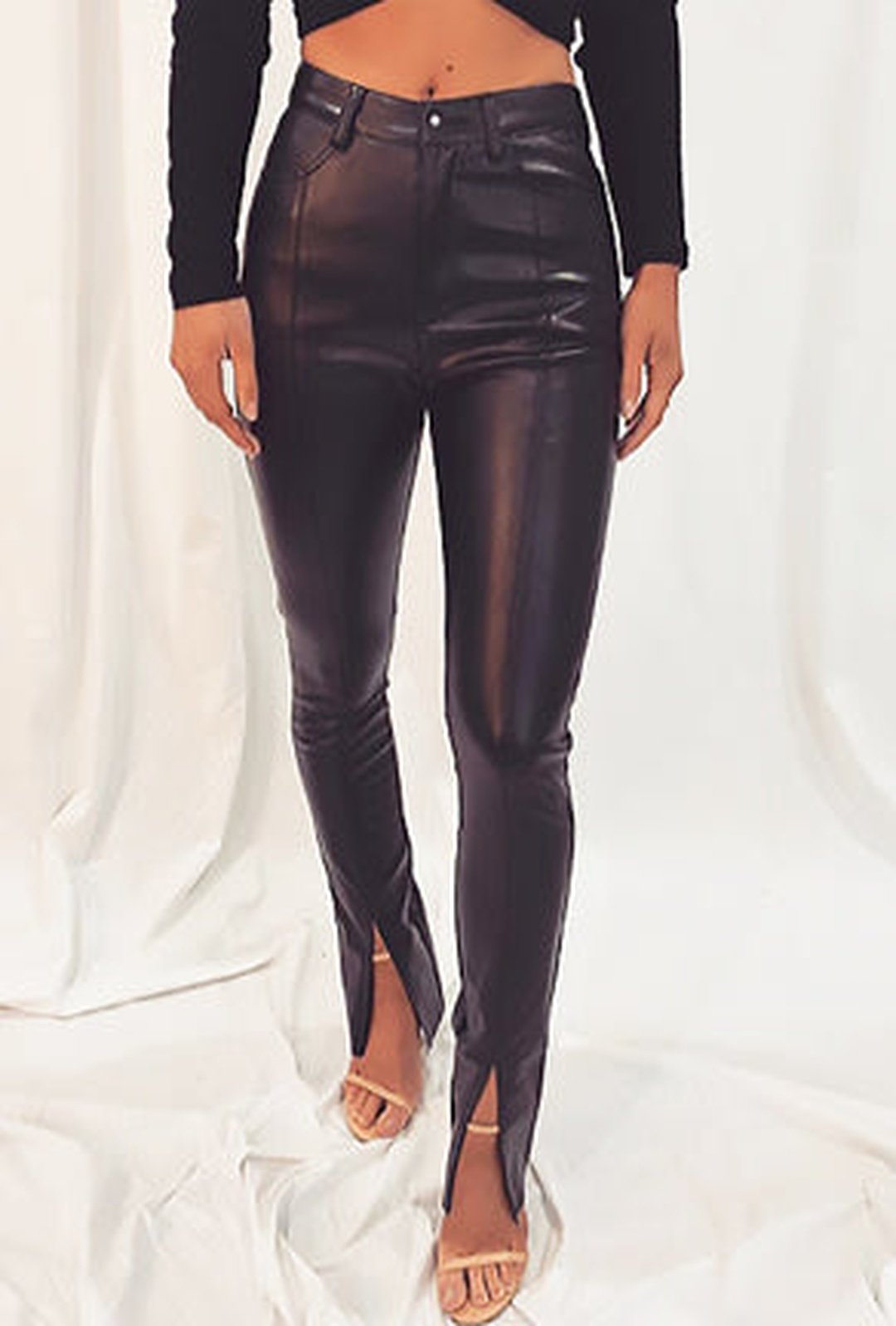 ada - leatherette jeans