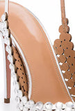 addison - rhinestone sling back heels