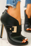 adele - buckled sandal boots