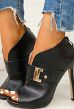 adele - buckled sandal boots