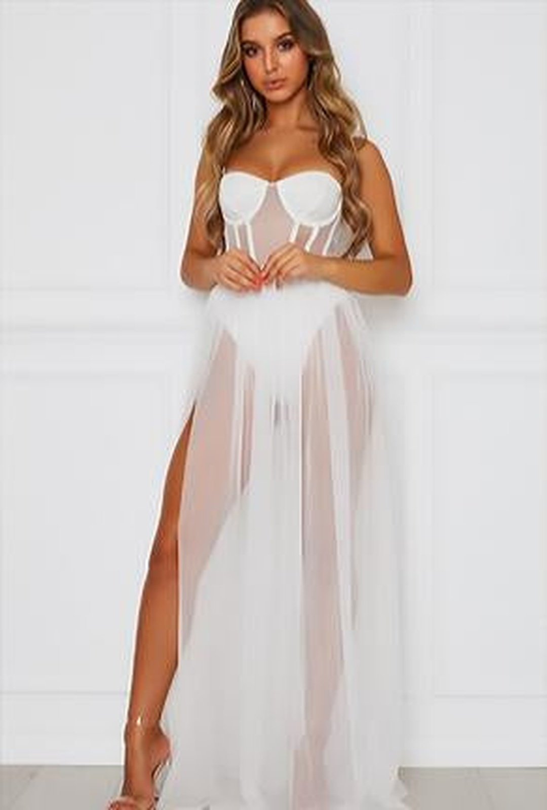 alaa - maxi lingerie dress