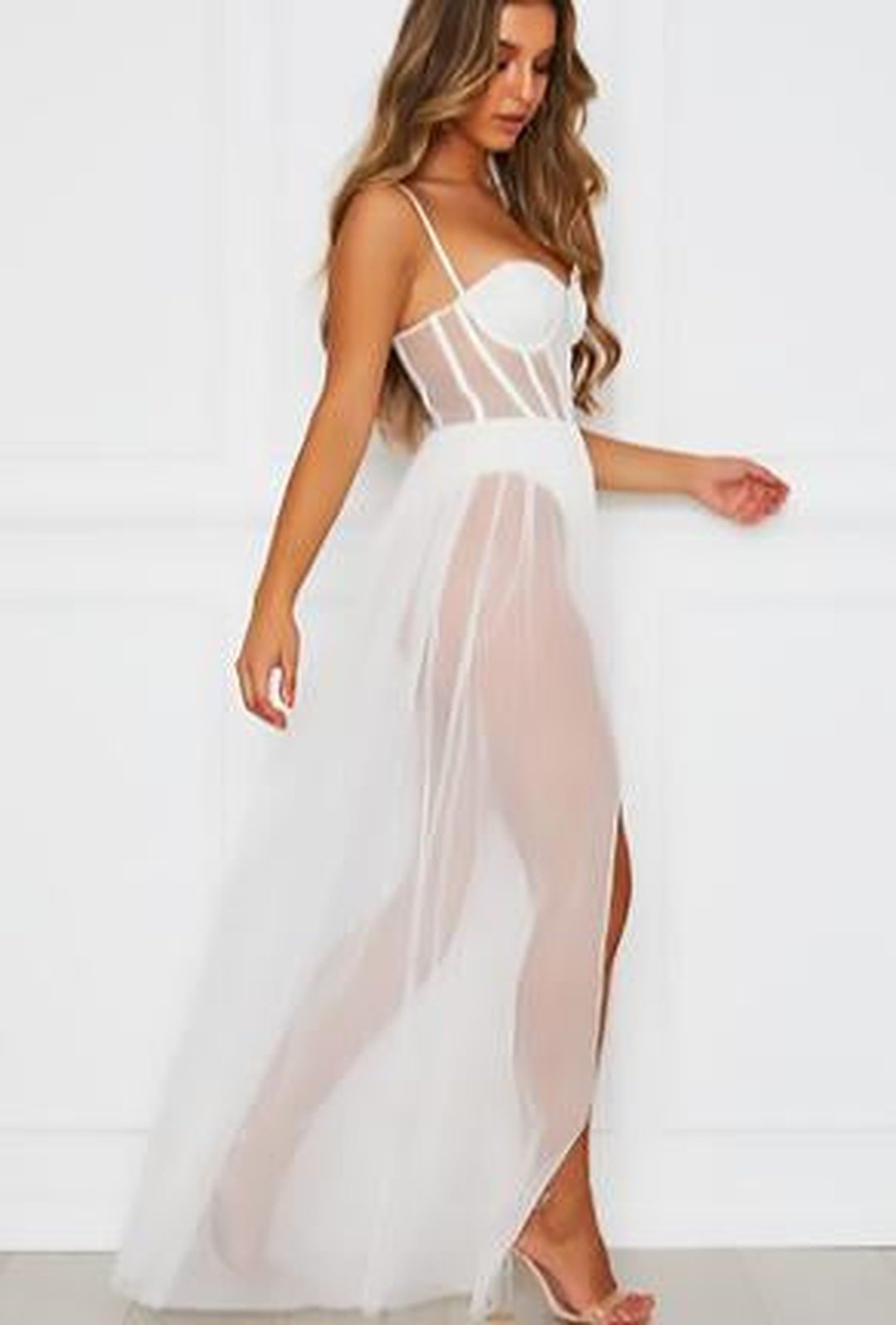 alaa - maxi lingerie dress