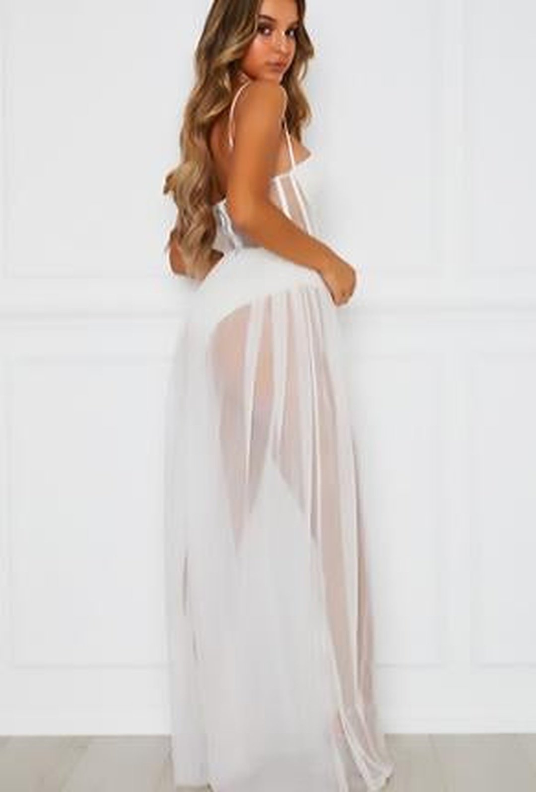 alaa - maxi lingerie dress