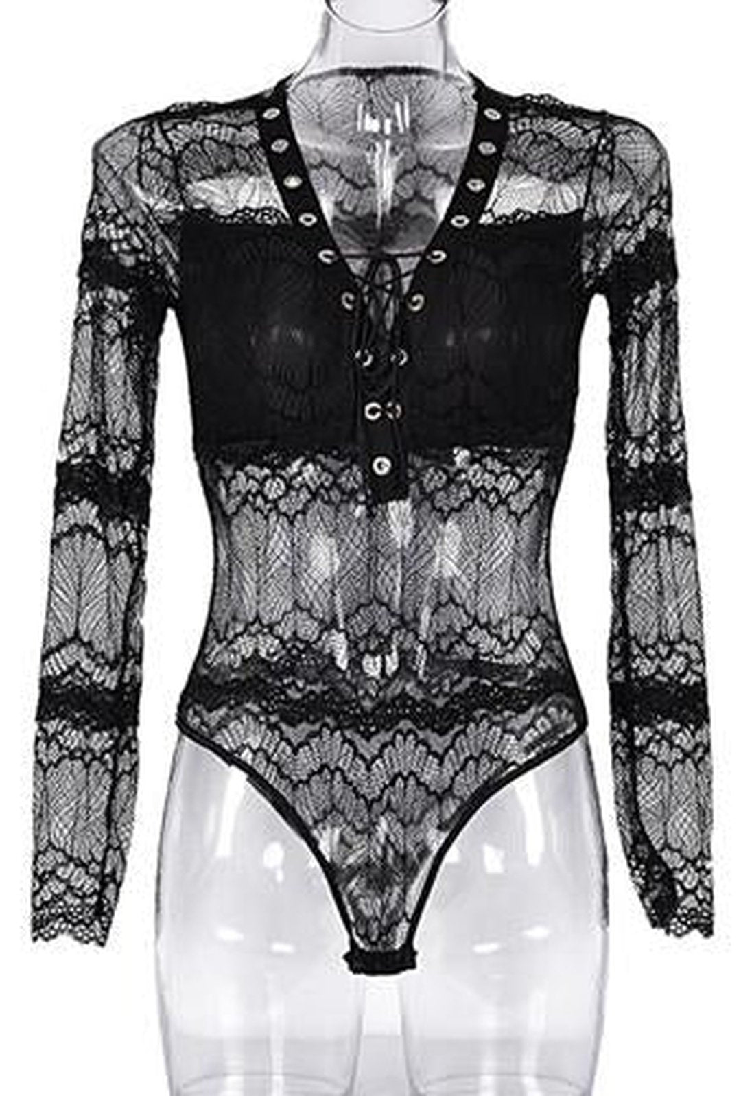 amy - lace lingerie bodysuit