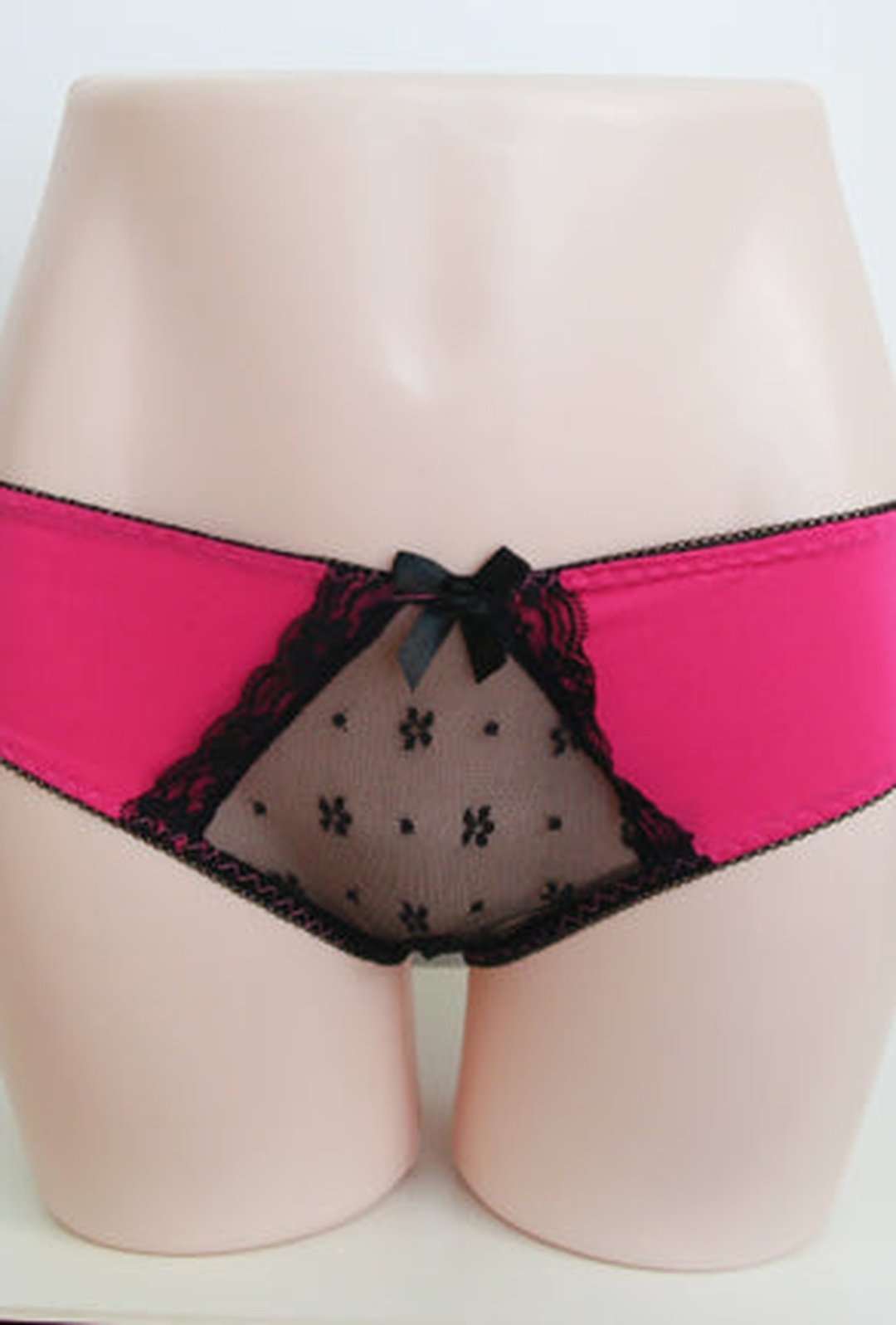 ari - lace & bow lingerie brief