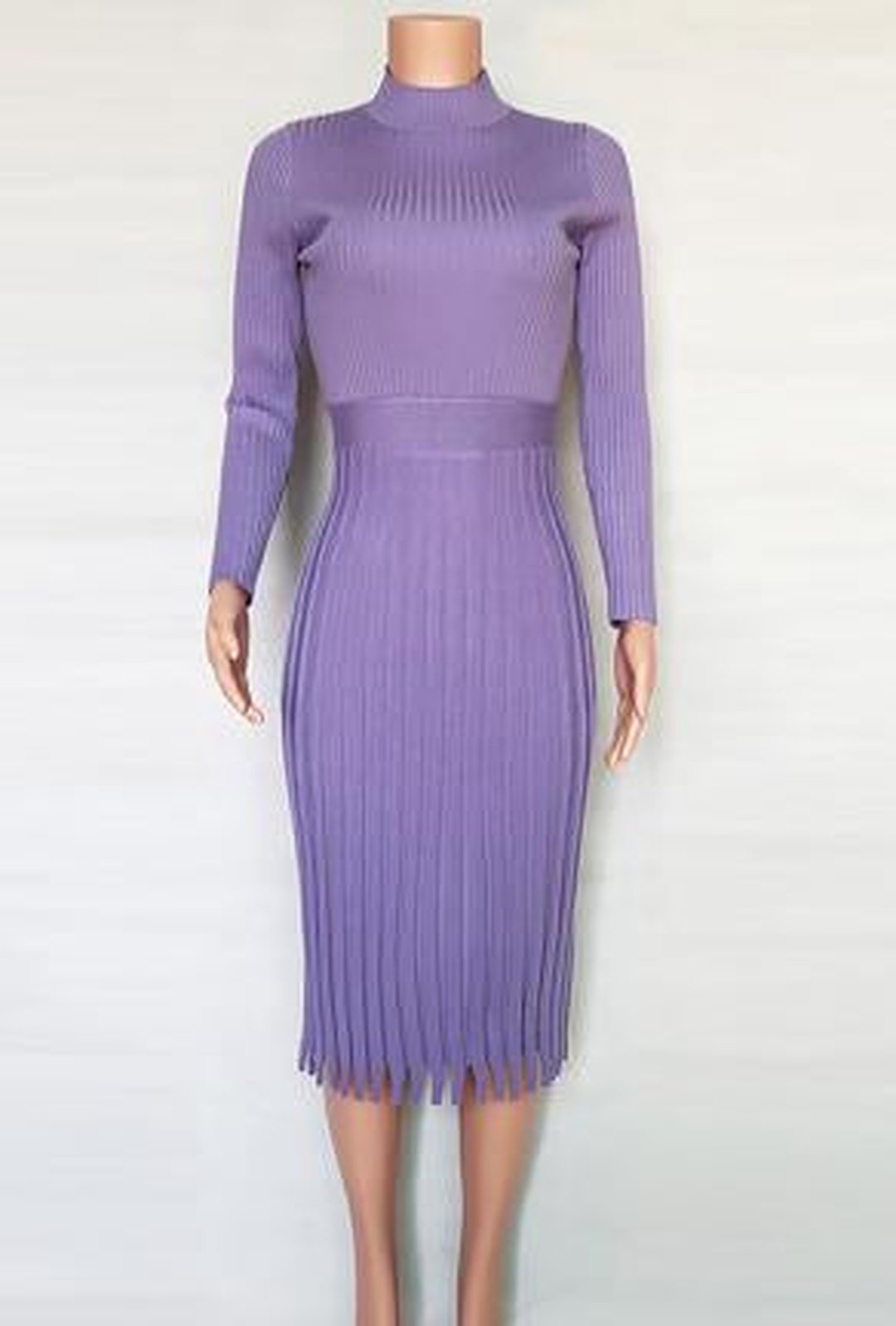 ariel - pleated sweater dress