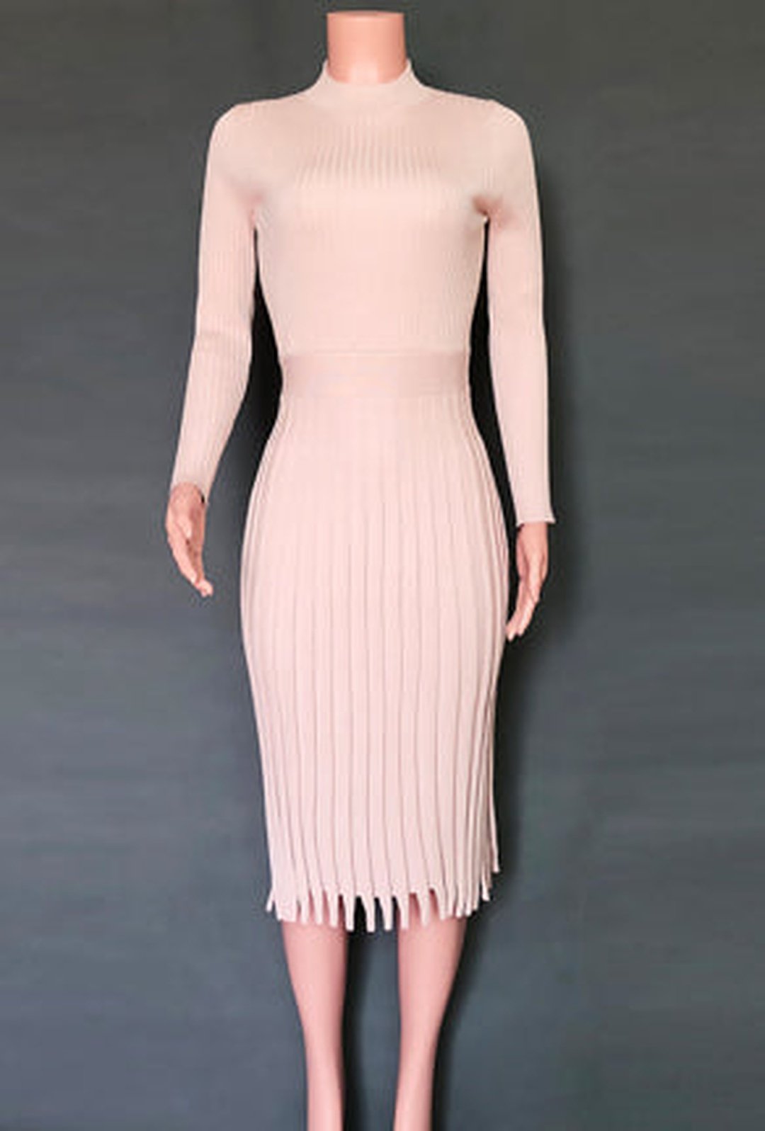 ariel - pleated sweater dress