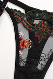 autumn - garter lingerie set