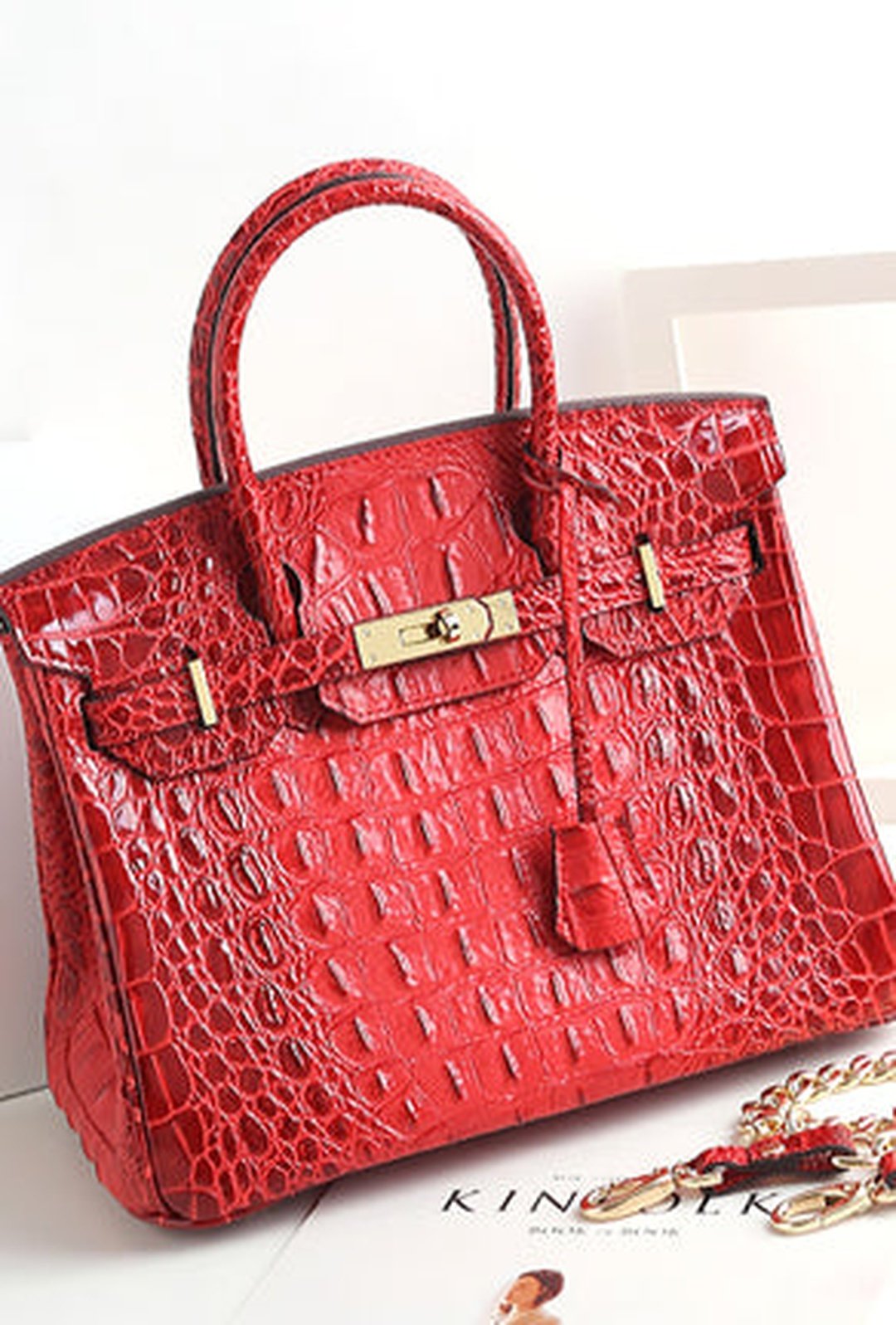 baez - ombre croc birkin bag