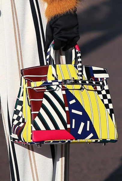 bahaar - mondrian birkin bag