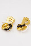 baia - "b" logo ring earring one size / gold