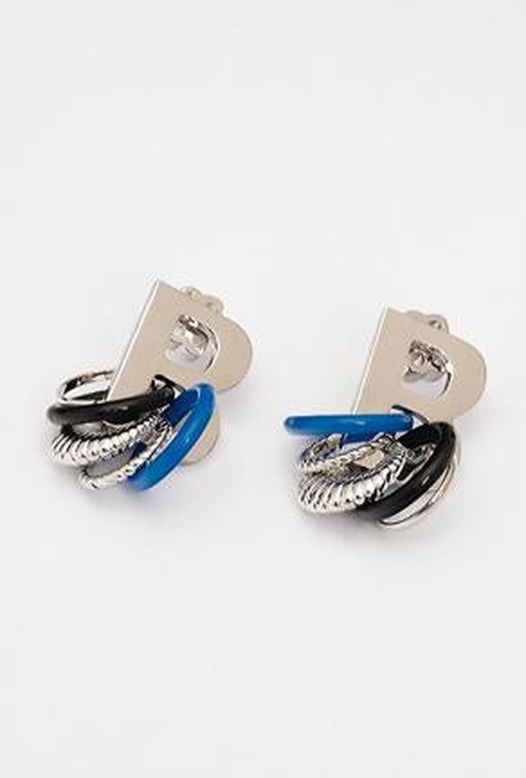 baia - "b" logo ring earring one size / silver