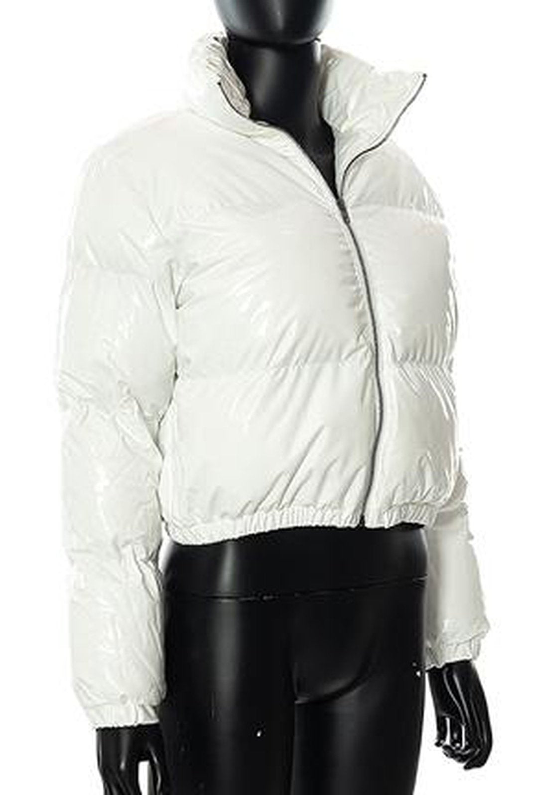 barbara - puffy wet look jacket