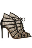 basilia - floral mesh heels