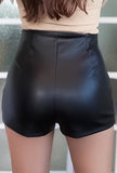 battina - leatherette shorts