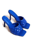bea - quilted patent sandals
