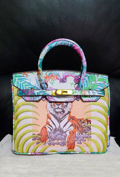 bernadette - wild print birkin bag