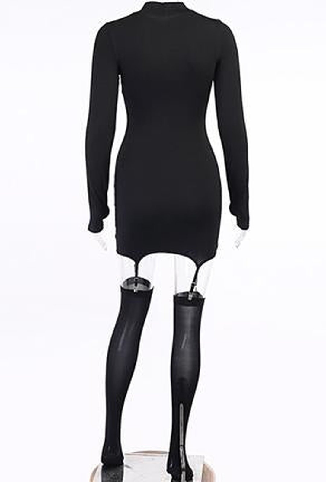 BIANCA - KNIT STOCKING GARTER DRESS