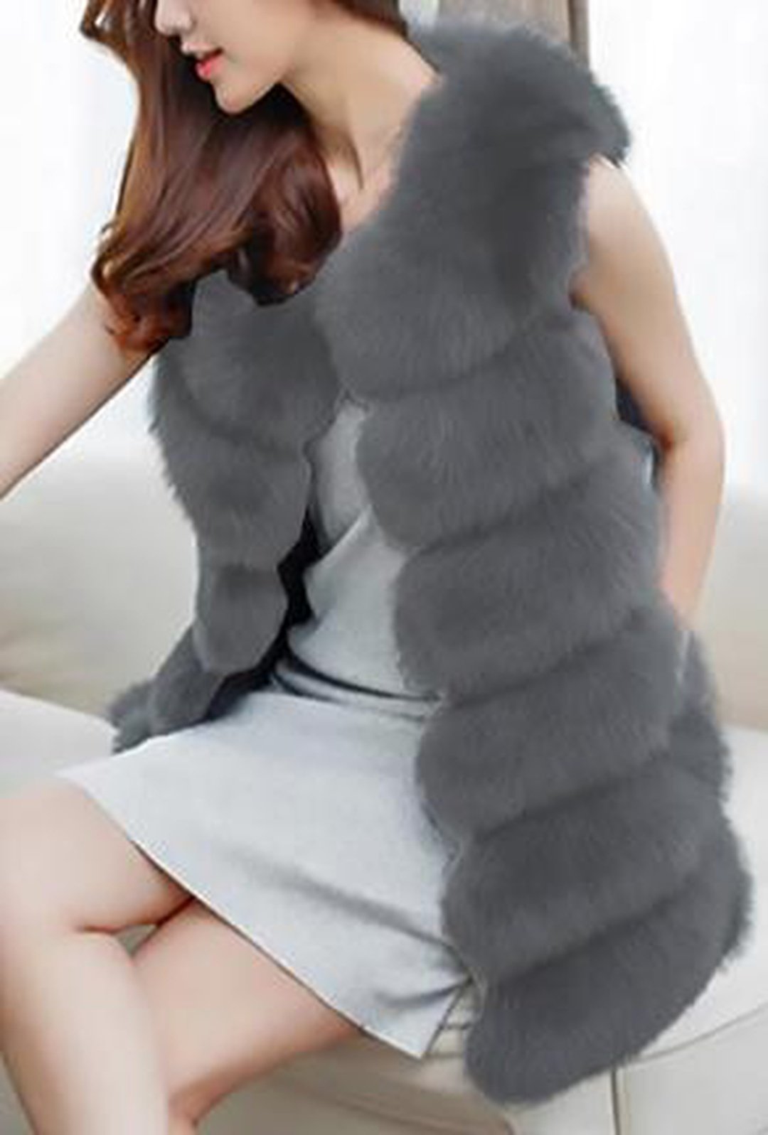 BOBBIE - PUFFY FUR VEST