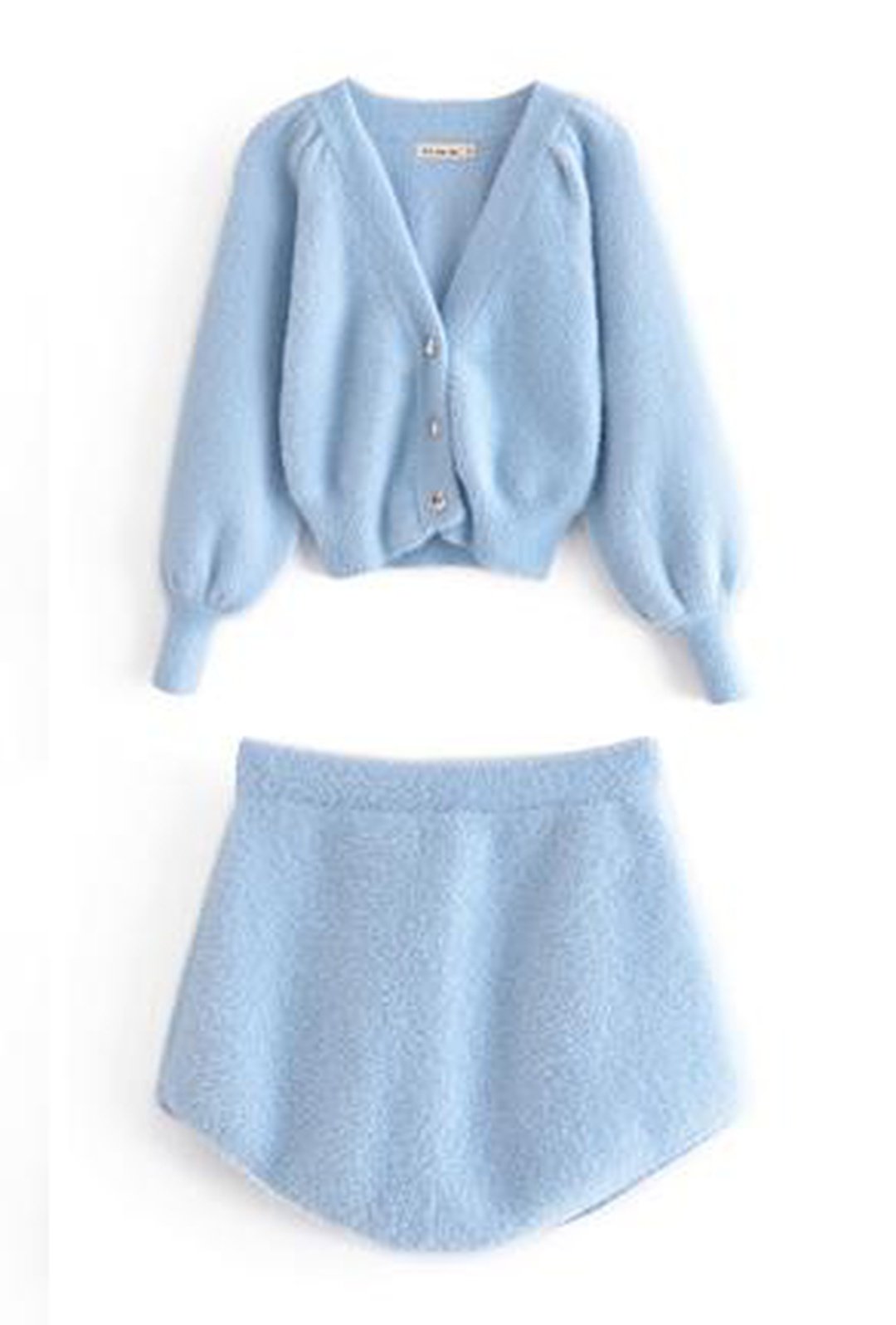 BRIANA - FLUFFY 3 PIECE SWEATER SET