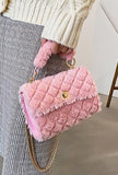 CHENTELLE - FUZZY QUILTED BAG
