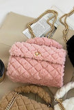 CHENTELLE - FUZZY QUILTED BAG