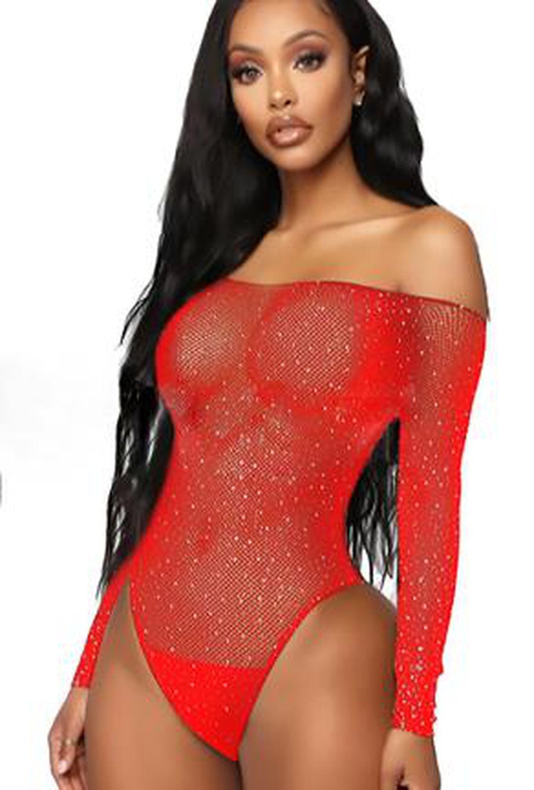 COLLEEN - LINGERIE IN RETE CON STRASS